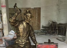 名匠魯班人物銅雕 魯班雕塑圖片國際標(biāo)志性風(fēng)箏