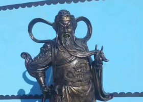 鑄銅關公武財神銅雕 關公雕塑人物城市半身像坐像