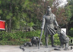 公園播種景觀銅雕 景觀雕塑校園單價(jià)節(jié)點(diǎn)門牌