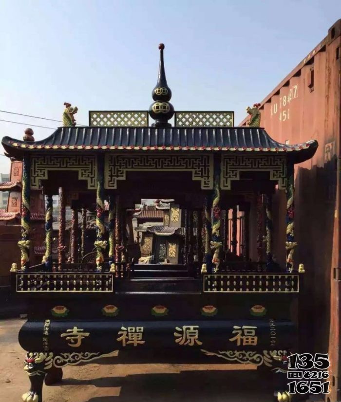 寺廟香爐銅雕 香爐雕塑廠家廠商單位日期圖片