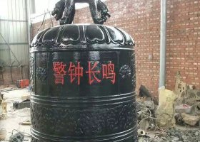 寺廟鑄銅鐘銅雕 銅鐘雕塑大型擺件歷史款式