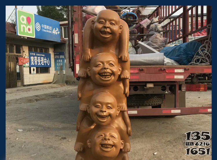 公園銅雕羅漢小和尚人物雕塑 小和尚雕塑和尚功夫大型人物圖片
