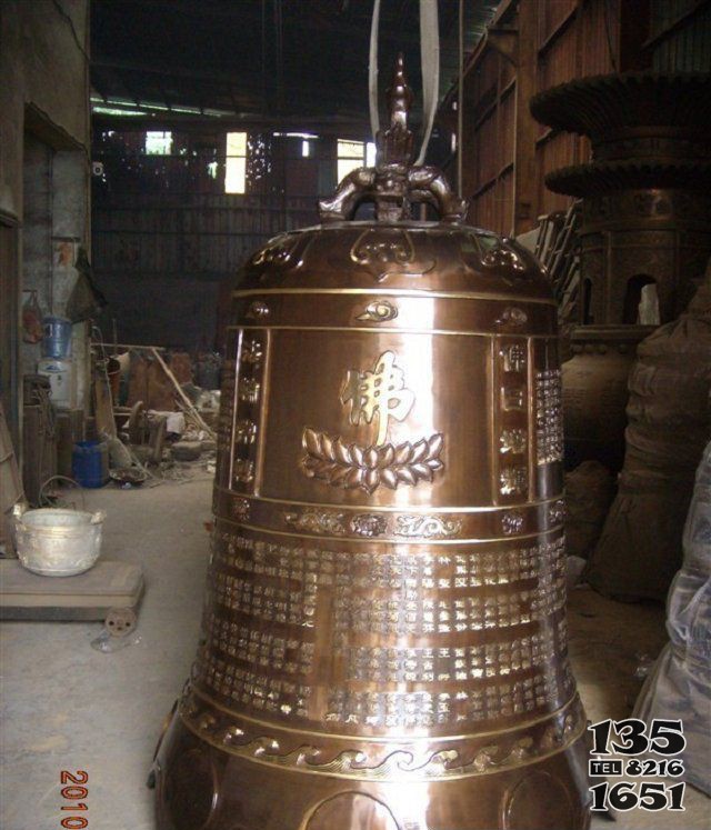 寺廟鑄銅鐘銅雕 銅鐘雕塑圖片浮雕大全作用圖片