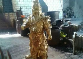 人物關公關羽銅雕 關羽雕塑雕像關公世界彩色