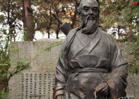 鑄銅公園古代人物雕塑 