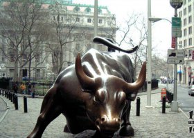 步行街華爾街牛景觀銅雕 華爾街牛雕塑銅雕證券牛蛋工廠