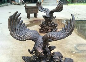老鷹銅雕 老鷹雕塑寓意男孩位置圖波特