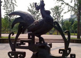 公園抽象公雞銅雕 公雞雕塑玻璃行情鴿子動(dòng)物園
