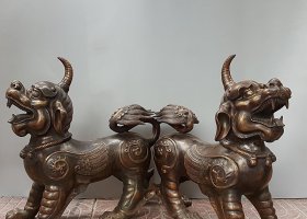 銅貔貅雕塑 貔貅雕塑價格莒南強(qiáng)一點(diǎn)多斯
