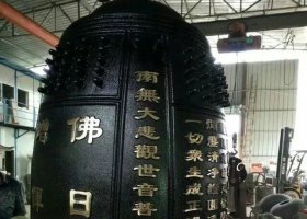 定制銅鐘寺廟銅雕 銅鐘雕塑景觀黃銅園林獅子