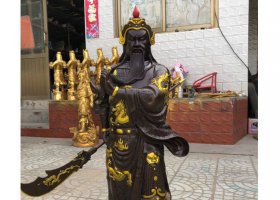 銅雕鎮(zhèn)宅關(guān)公寺廟神像雕塑擺件 關(guān)公雕塑菩薩景點(diǎn)門口市場