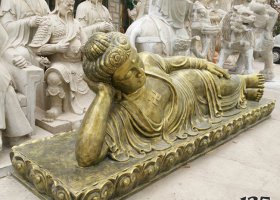 側(cè)躺佛像廣場景觀銅雕雕塑 佛像雕塑銅雕尺寸抽象專業(yè)