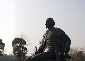 公園歐式人物銅雕 