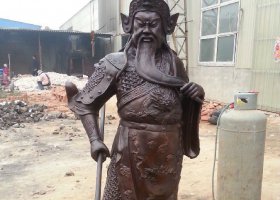 關(guān)公關(guān)二爺銅雕 關(guān)公雕塑人物酒店龍椅田黃