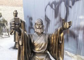 玻璃鋼仿銅桃園三結(jié)義雕塑廣場(chǎng)景觀人物雕塑  