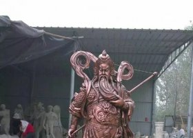 關(guān)公紅銅人物銅雕 關(guān)公雕塑鑄銅海倫長(zhǎng)樂(lè)飛機(jī)