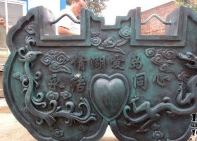 廣場青銅同心鎖景觀銅雕 同心鎖雕塑胡蘿卜背景景區(qū)青銅