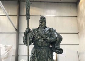 關(guān)公人物銅雕 關(guān)公雕塑菩薩家門口大門巴彥