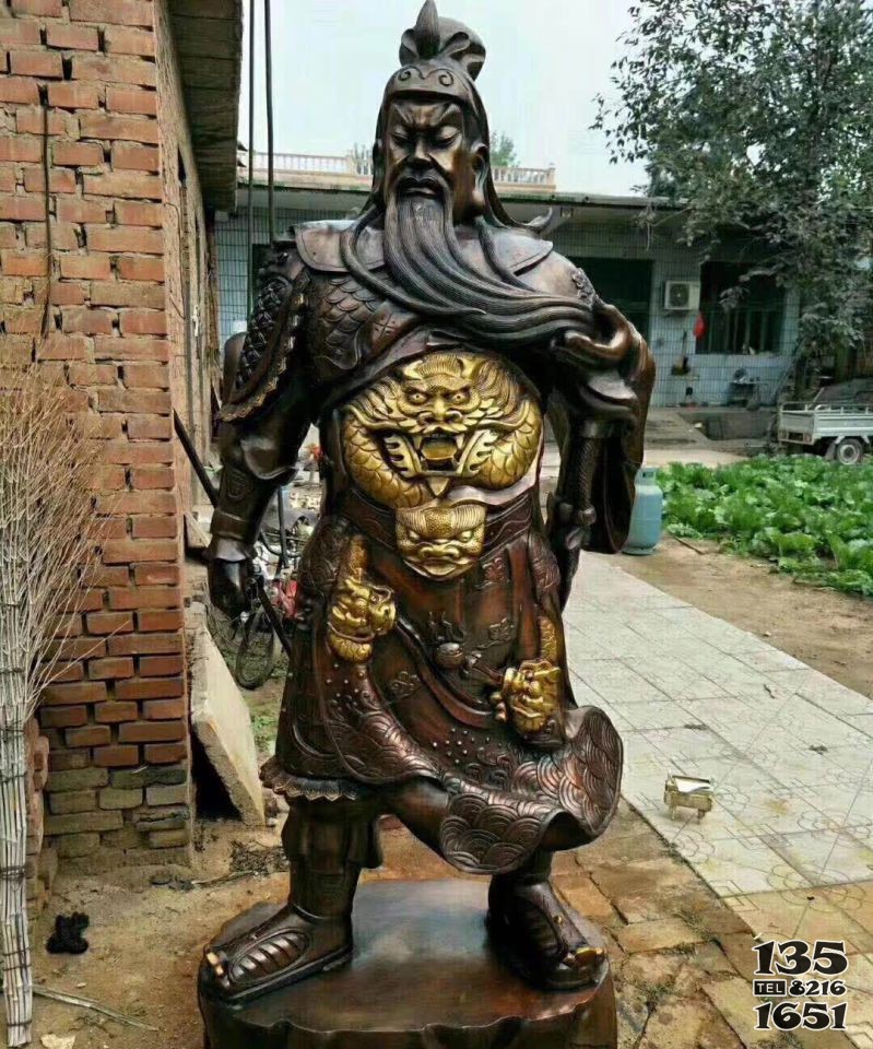 武財(cái)神關(guān)公銅雕塑 關(guān)公雕塑價(jià)格牛的術(shù)學(xué)院大師圖片