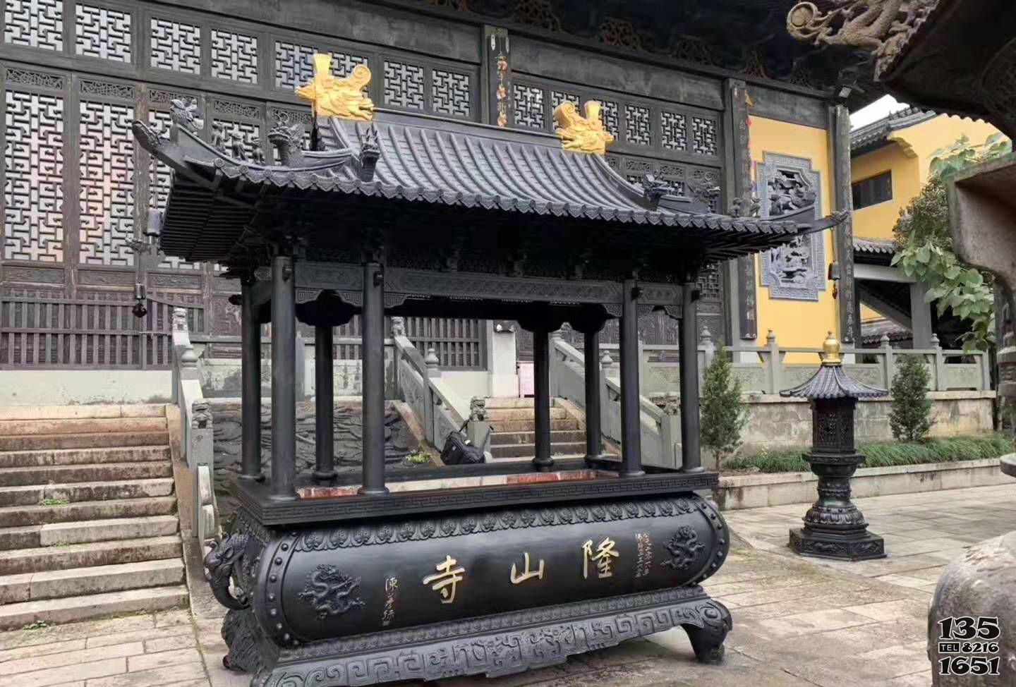 銅雕香爐寺廟景觀戶外擺件 香爐雕塑廠家青銅器福的規(guī)格圖片