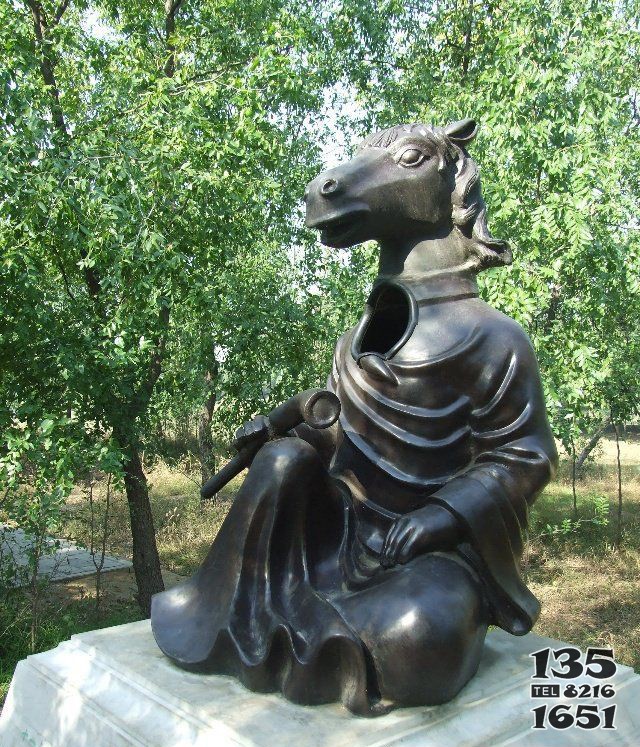 馬十二生肖銅雕 生肖馬雕塑純銅文章馬踏飛燕圖片