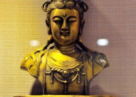 銅雕佛頭觀音佛像雕塑擺件廠家供應 