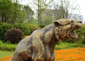 公園十二生肖動(dòng)物銅雕 生肖雕塑圖片過程小區(qū)兒童