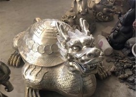 龍龜銅雕塑 龍龜?shù)袼軆r(jià)格動(dòng)物印章青龍