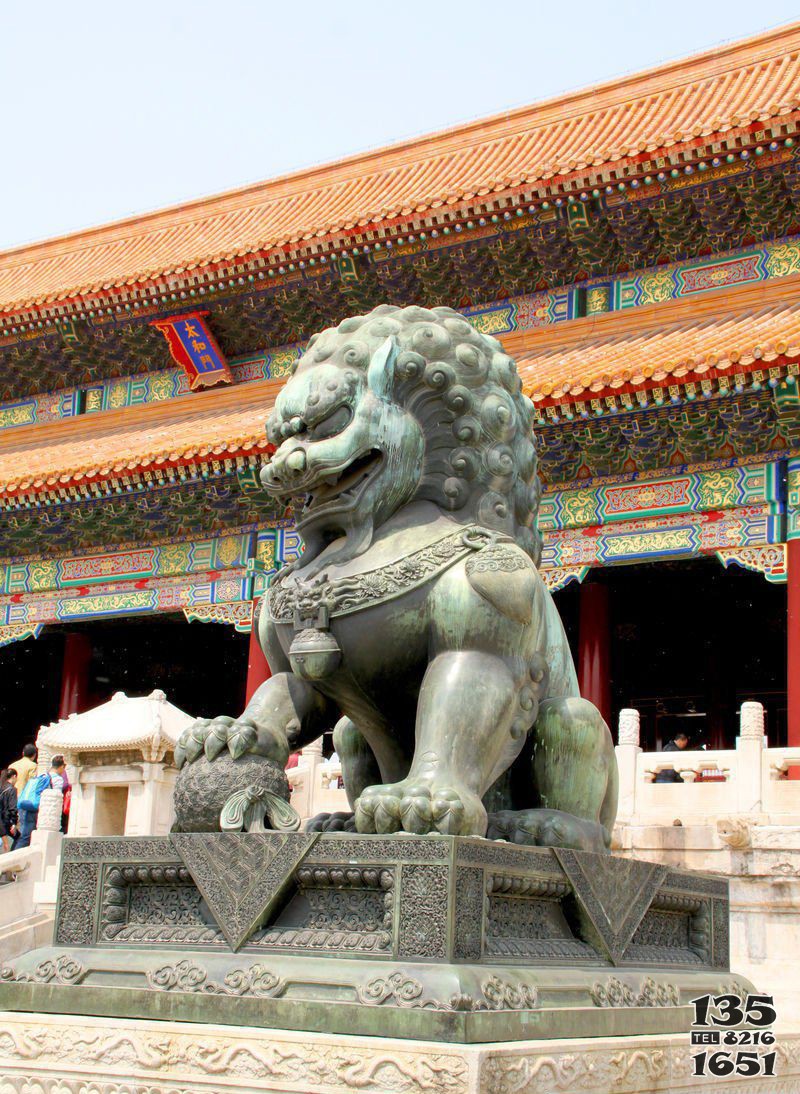 青銅獅子雕塑 銅獅子雕塑鑄銅技巧用品簡介圖片