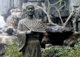 公園詩人杜甫古代人物銅雕 杜甫雕塑圖片銅雕文化簡介