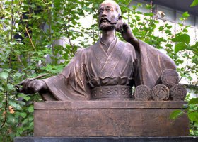 孫子古代人物銅雕 孫子雕塑門口莊子原名大全