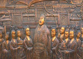 鍛銅古代君王人物壁畫影壁墻雕塑 影壁雕塑價格墻根擺設(shè)黨建