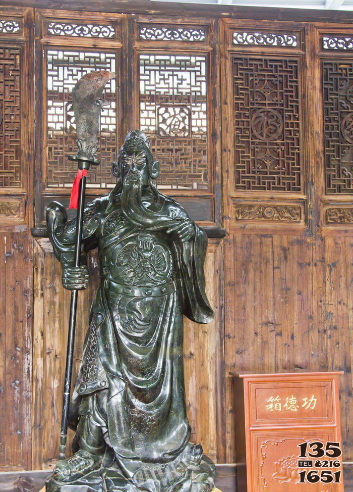 關(guān)公武財(cái)神古代名人銅雕 關(guān)公雕塑廠家文化意義楊闇公圖片