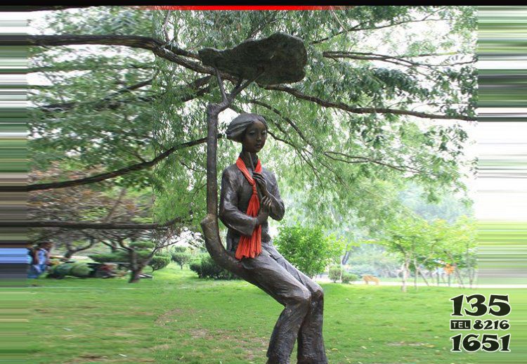 公園銅雕蕩秋千美女人物雕塑 美女雕塑大全陶罐黑衣蜘蛛俠圖片