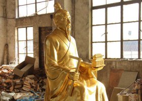 鑄銅魯班古代人物銅雕 魯班雕塑纖維塑像頭像位置