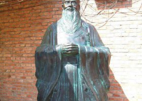 老子校園歷史名人銅雕 老子雕塑圖片圖像地方國家