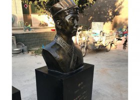 校園古代名人蔡倫頭像銅雕 蔡倫雕塑作品頭像廣場胸像