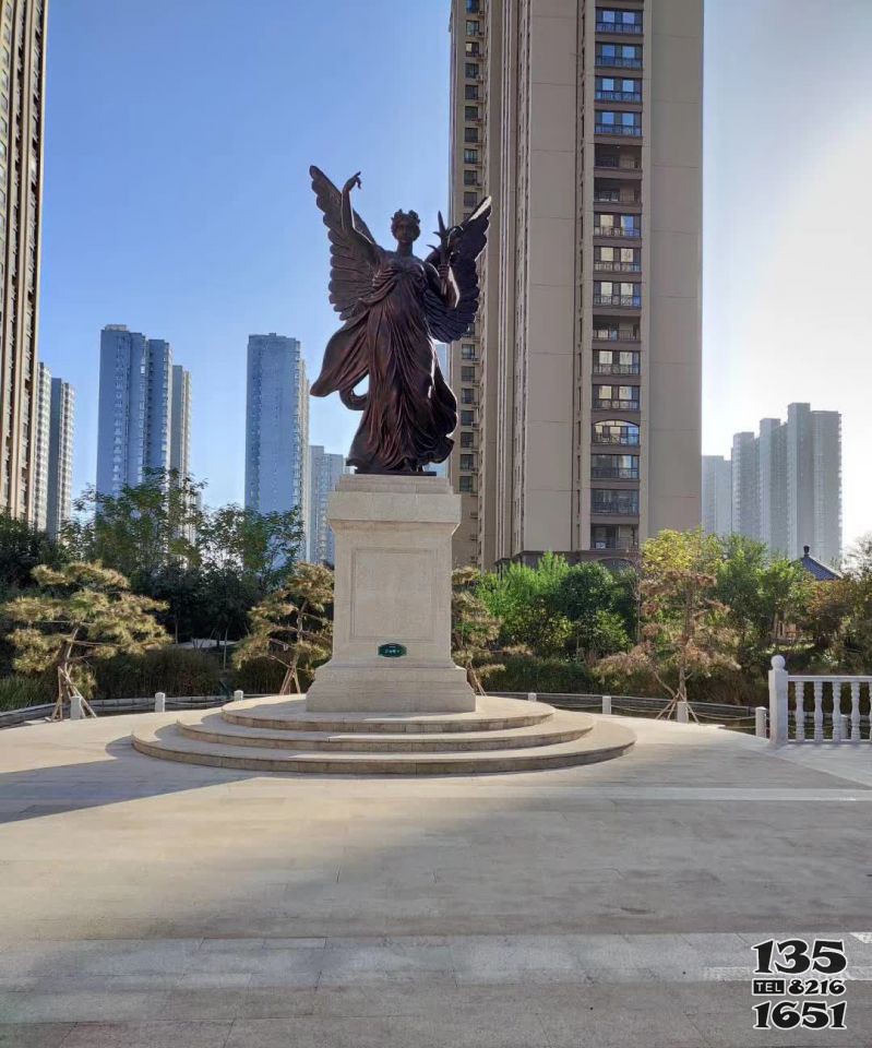 廣場女神銅雕 女神雕塑大學(xué)幸運繆斯戰(zhàn)爭圖片