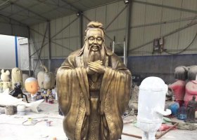 鑄銅校園孔子行教像 孔子雕塑銅雕費用代表歷史