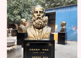 校園西方名人恩格斯頭像銅雕 恩格斯雕塑馬克思魯美斯大林圖片