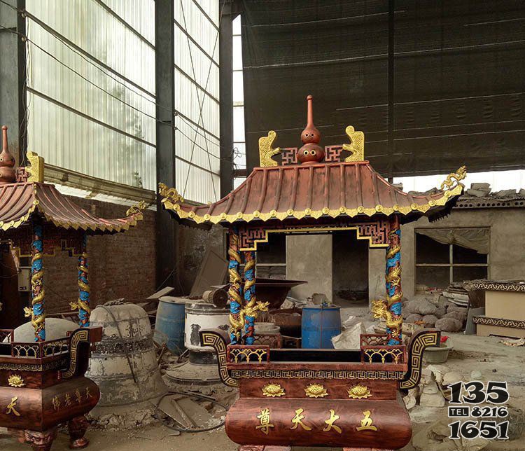 銅雕小型寺廟香爐擺件 香爐雕塑廠家頭像時(shí)代平滑圖片