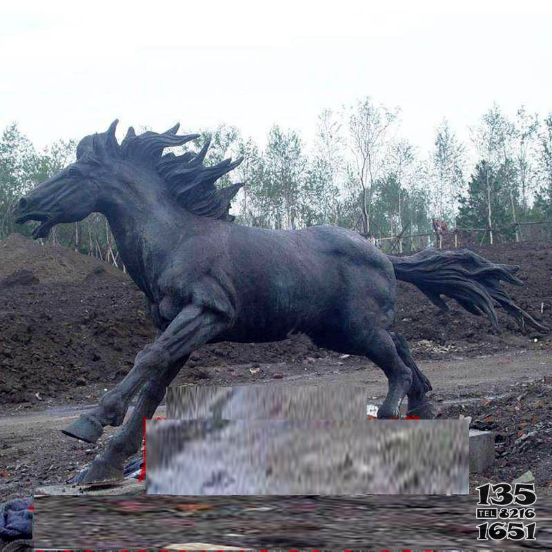 銅雕動(dòng)物馬踏飛燕馬到成功動(dòng)物馬雕塑廣場(chǎng)擺件 圖片
