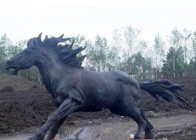 銅雕動物馬踏飛燕馬到成功動物馬雕塑廣場擺件 