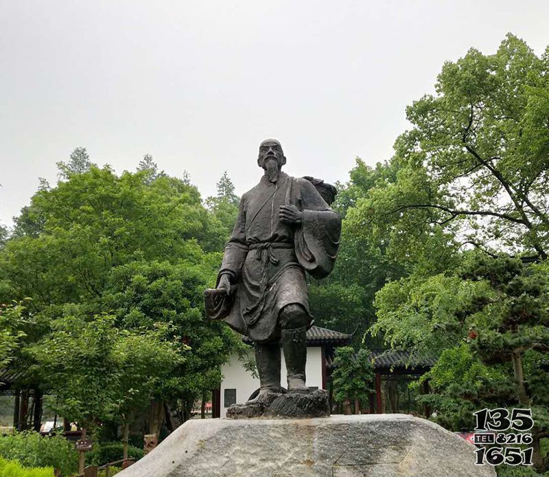 李時珍銅雕 李時珍雕塑頭像心得教案紫砂圖片