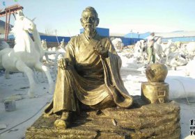 張仲景人物銅雕 張仲景雕塑銅雕仲景全集浮雕