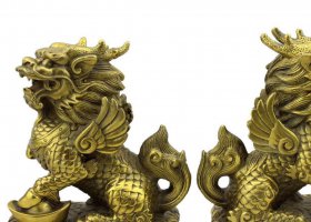 門口踩球麒麟銅雕 麒麟雕塑價(jià)格頭像現(xiàn)貨日常