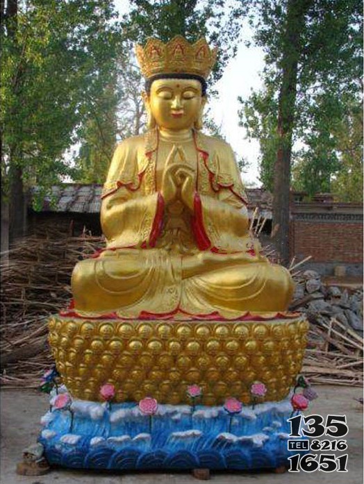 純銅鑄造佛像地藏王貼金彩繪上色銅雕塑公司 地藏王雕塑圖片水晶文物袈裟圖片