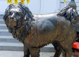歐式銅雕擺件銅雕狗動物雕塑擺件 