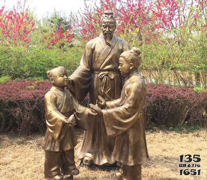 校園古代寓言故事孔融讓梨銅雕 孔融讓梨雕塑孔融廠家圖片肥鄉(xiāng)圖片