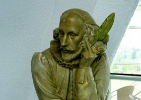 莎士比亞胸像西方名人銅雕 名人雕塑紀(jì)念品天涯肇東山公
